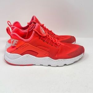 Nike Air Huarache Run Shoes Womens 8.5 Ultra Bright Crimson Sneakers 819151-600